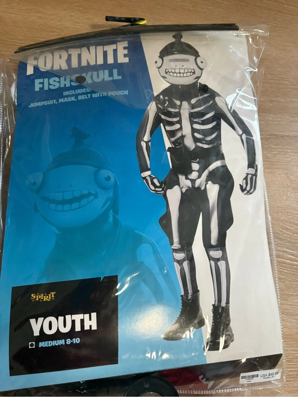 Kids Fortnite Fishskull costume